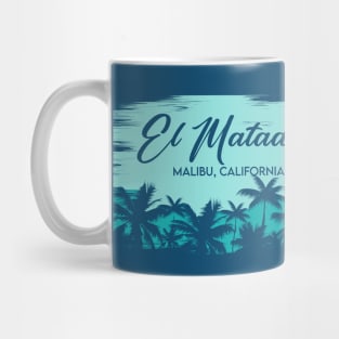 El Matador Beach Malibu, California Retro Beach Landscape Mug